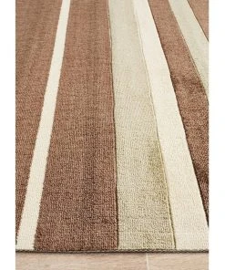 Hot Sale ✔️ Rug Culture City Stylish Stripe Rug Brown Beige 👍 -Deals Home Décor Store 798034600 4 720x928
