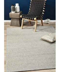 New ✔️ Rug Culture Studio Oskar Felted Wool Striped Rug Grey ✔️ -Deals Home Décor Store 798038830 7 720x928