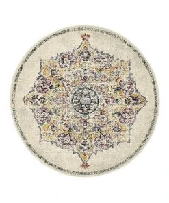 Budget 🌟 Rug Culture Museum Kendall Bone Round Rug 🔥
