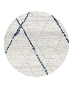 Best reviews of β Rug Culture Oasis Noah White Blue Contemporary Round Rug βοΈ