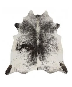 Top 10 ✨ Rug Culture Exquisite Natural Cow Hide Salt & Pepper Black 🌟