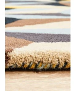 Cheapest 💯 Rug Culture Matrix Pure Wool 900 Blue Round Rug 👍 -Deals Home Décor Store 798040810 4 720x928