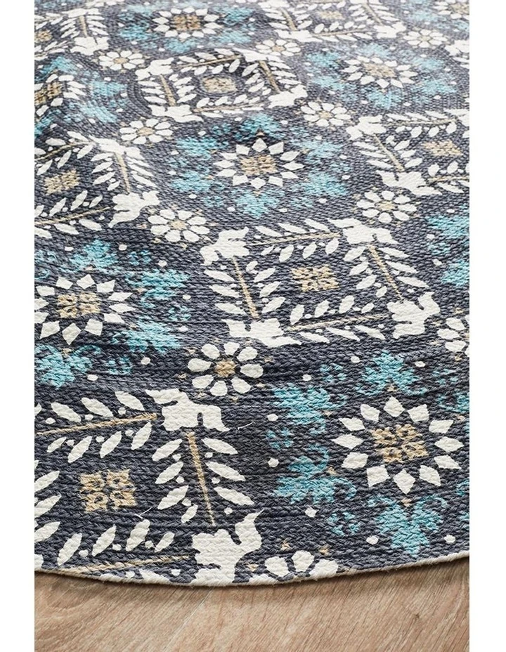 Best deal π Rug Culture Lunar 419 Printed Blue βοΈ 2 Best deal π Rug Culture Lunar 419 Printed Blue βοΈ - Image 2