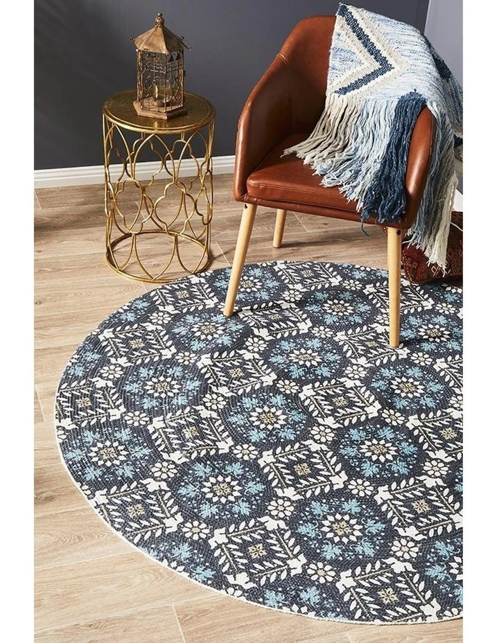 Best deal π Rug Culture Lunar 419 Printed Blue βοΈ 6 Best deal π Rug Culture Lunar 419 Printed Blue βοΈ - Image 6