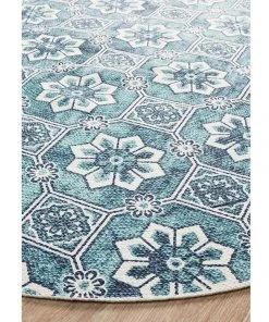 Coupon 🌟 Rug Culture Lunar 427 Printed Blue 💯 -Deals Home Décor Store 798043780 2 720x928