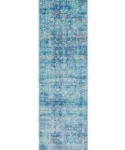 Flash Sale ✨ Rug Culture Evoke Muse Blue Transitional Runner Rug 🛒