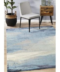 Promo 🔔 Rug Culture City Monet Stunning Blue Rug 👍 -Deals Home Décor Store 798048190 7 720x928