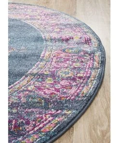 Cheap 🌟 Rug Culture Babylon 211 Navy Round Rug ✨ -Deals Home Décor Store 798049000 3 720x928