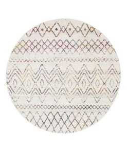 Best Sale 🎁 Rug Culture Oasis Nadia Multi Rustic Tribal Round Rug 😍