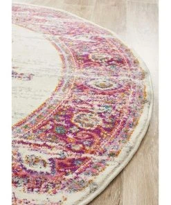Buy 🛒 Rug Culture Babylon 211 Pink Round Rug ❤️ -Deals Home Décor Store 798052870 3 720x928