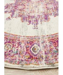 Buy 🛒 Rug Culture Babylon 211 Pink Round Rug ❤️ -Deals Home Décor Store 798052870 4 720x928