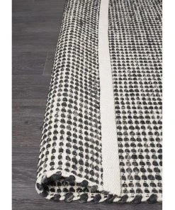 New 🎁 Rug Culture Skandinavian 300 Black Rug 🌟