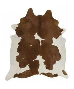 Best Sale ✔️ Rug Culture Exquisite Natural Cow Hide Brown White 🥰