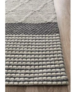 Coupon 💯  Rug Culture Studio Karlsson Wool Hatch Textured Rug ⌛