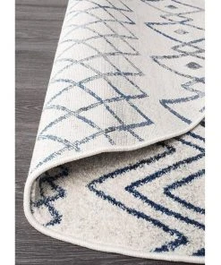Best Sale ⭐ Rug Culture Oasis Nadia White Blue Rustic Tribal Round Rug 😀 -Deals Home Décor Store 798106240 4 720x928