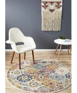 Best Pirce 🎁 Rug Culture Museum Ainsley Round Rust Rug 😍