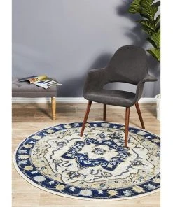 Cheapest ⌛ Rug Culture Babylon 201 Navy Round Rug 😉 -Deals Home Décor Store 798108130 7 720x928