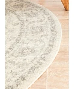 Cheapest 😍 Rug Culture Evoke Winter White Transitional Round Rug ⭐ -Deals Home Décor Store 798108490 3 720x928