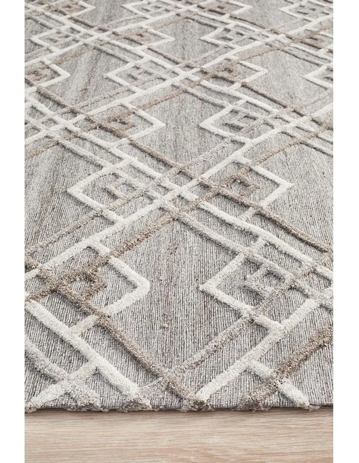 Best Sale ✨ Rug Culture Visions Winter Silver Stream Modern Rug ✔️ 1 Best Sale ✨ Rug Culture Visions Winter Silver Stream Modern Rug ✔️
