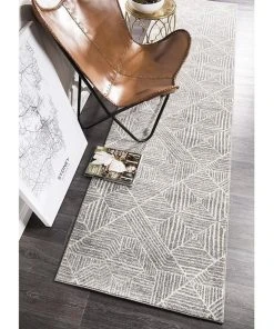 Cheapest ✔️ Rug Culture Oasis Kenza Contemporary Silver Runner Rug ✨ -Deals Home Décor Store 798115150 6 720x928