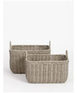 Cheap 👍 Heritage Giovanni Grey Basket 47 x 36cm 🔔 -Deals Home Décor Store 798325120 4 720x928