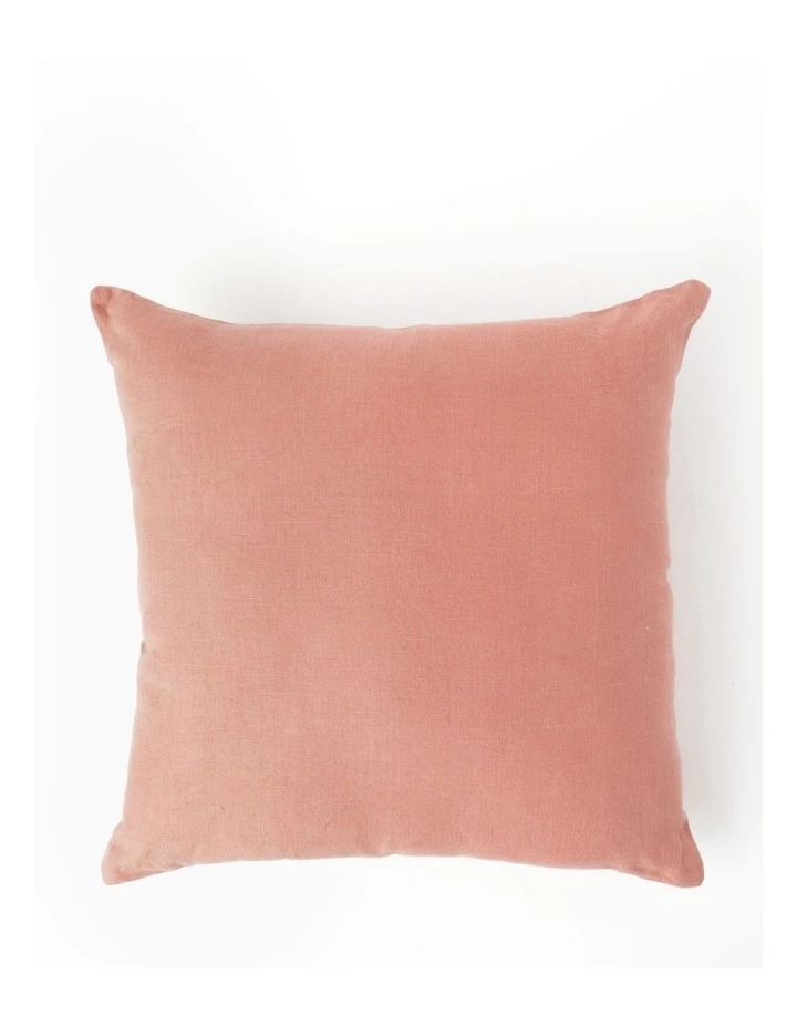 Hot Sale 👏 Vue El Blanca Linen Square Cushion Pink Clay ✨ 1 Hot Sale 👏 Vue El Blanca Linen Square Cushion Pink Clay ✨