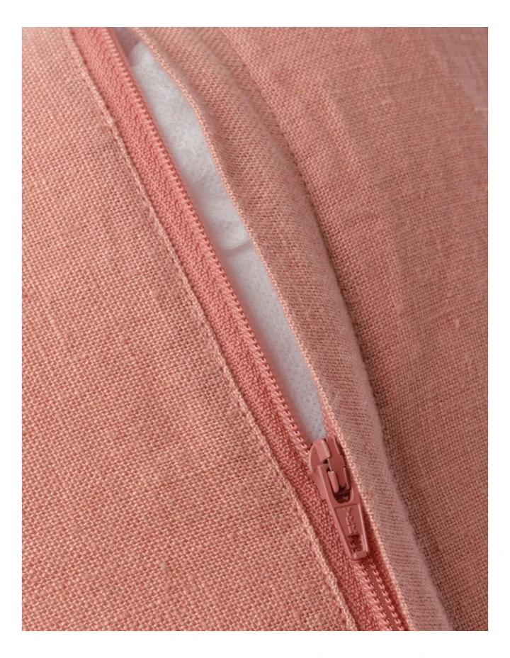 Hot Sale 👏 Vue El Blanca Linen Square Cushion Pink Clay ✨ 4 Hot Sale 👏 Vue El Blanca Linen Square Cushion Pink Clay ✨ - Image 4