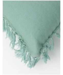 Cheapest ⭐ Australian House & Garden Moreton Tassle Linen Square Cushion Sea Mist 😀 -Deals Home Décor Store 798601600 2 720x928