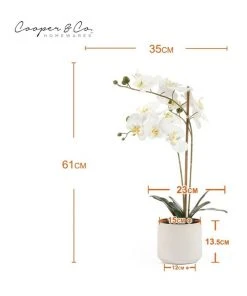 Best reviews of 😉 Cooper & Co 61cm Orchid Potted Artificial Plant ⌛ -Deals Home Décor Store 799372450 3 720x928