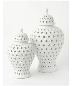 Discount ✔️ Heritage Marcella Ginger Jar White 🧨 -Deals Home Décor Store 800139520 4 720x928