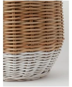 Cheap ⌛ Milkshake White Dipped Rattan Basket ✔️ -Deals Home Décor Store 800139880 3 720x928
