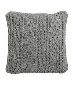 Promo 😉 Innovatec Sakura Light Grey Cable Knit Cushion ⭐