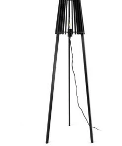 Cheap 🥰 Innovatec Fidel Timber Floor Lamp 1.3M - Black 👍