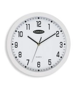 Best reviews of ✨ Carven 30cm Round White Wall Clock 👏 -Deals Home Décor Store 802573660 2 720x928