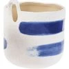 Top 10 ⭐ Linen House Paterna 15cm Planter Pot Blue Stripe 💯