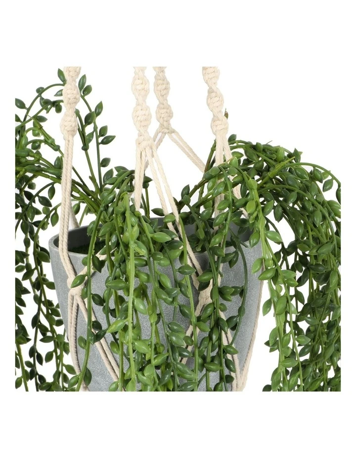 Best Sale 🔥 Cooper & Co 90cm Artificial Pearl Hanging Potted Plant ❤️ 2 Best Sale 🔥 Cooper & Co 90cm Artificial Pearl Hanging Potted Plant ❤️ - Image 2