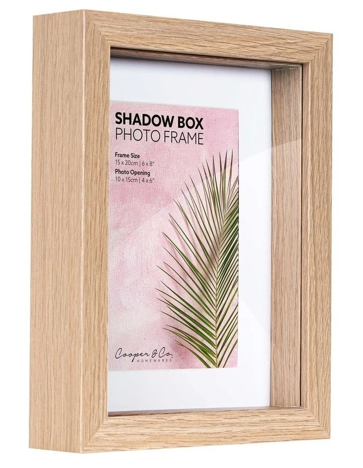 Hot Sale π Cooper & Co Set of 2 15x20cm mat to 10x15cm Set of 2 Oak Shadow Box Wooden Photo Frame π 2 Hot Sale π Cooper & Co Set of 2 15x20cm mat to 10x15cm Set of 2 Oak Shadow Box Wooden Photo Frame π - Image 2
