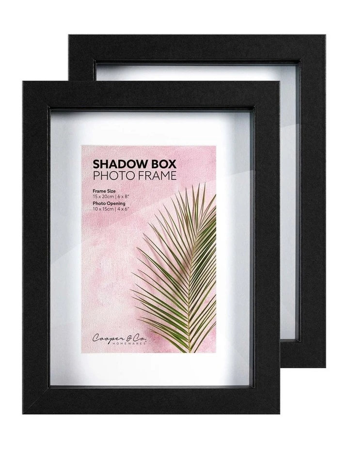Flash Sale β Cooper & Co Set of 2 15x20cm mat to 10x15cm Set of 2 Black Shadow Box Wooden Photo Frame π 3 Flash Sale β Cooper & Co Set of 2 15x20cm mat to 10x15cm Set of 2 Black Shadow Box Wooden Photo Frame π - Image 3
