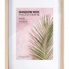 Flash Sale 🧨 Cooper & Co Set of 2 A3 mat to A4 Oak Shadow Box Wooden Photo Frame ❤️