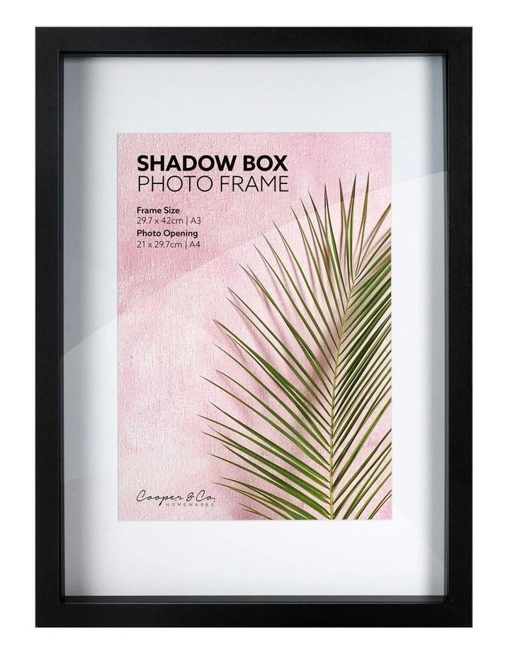 Promo π Cooper & Co Set of 2 A3 mat to A4 Black Shadow Box Wooden Photo Frame π 1 Promo π Cooper & Co Set of 2 A3 mat to A4 Black Shadow Box Wooden Photo Frame π