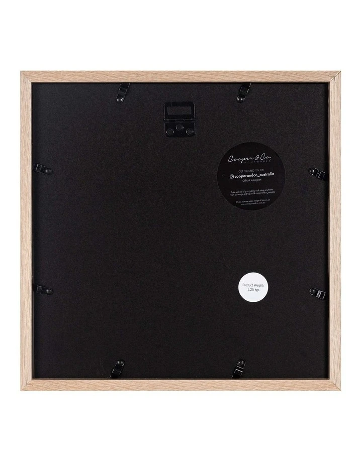 Cheap ✨ Cooper & Co Set of 2 30x30cm mat to 15x15cm Set of 2 Oak Shadow Box Wooden Photo Frame ⭐ 2 Cheap ✨ Cooper & Co Set of 2 30x30cm mat to 15x15cm Set of 2 Oak Shadow Box Wooden Photo Frame ⭐ - Image 2