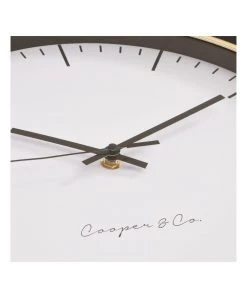 New ⭐ Cooper & Co 30cm Gold Nelson Silent Movement Round Wall Clock 🎁 -Deals Home Décor Store 803749330 5 720x928