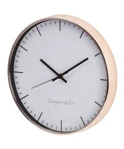 Hot Sale ❤️ Cooper & Co 30cm Rose Gold Nelson Silent Movement Round Wall Clock 😀 -Deals Home Décor Store 803749420 4 720x928