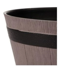 Cheap ✔️ Cooper & Co Set of 2 52cm & 38cm Half Barrel Grey Round Planter Pots ✨ -Deals Home Décor Store 804668500 4 720x928