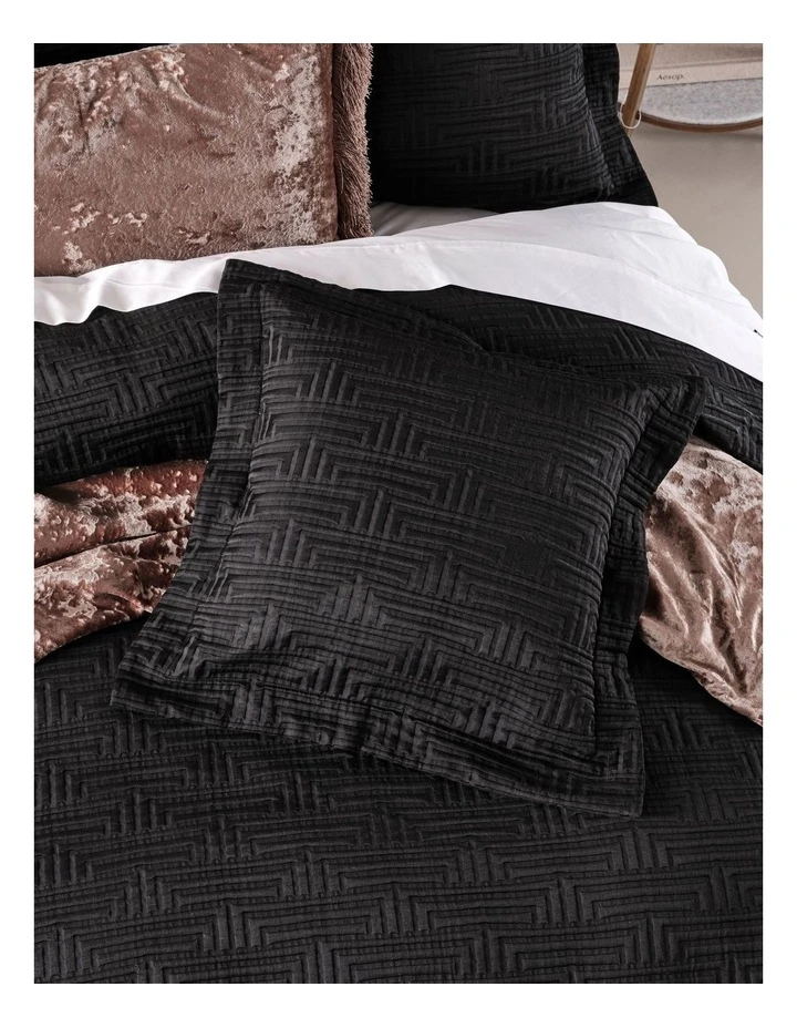Promo 🧨 Grace by Linen House Winston Cushion In Black ⭐ 2 Promo 🧨 Grace by Linen House Winston Cushion In Black ⭐ - Image 2