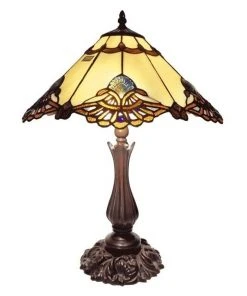 Cheapest 🥰 G&G Bro Large Benita Leadlight Tiffany Table Lamp 🔥