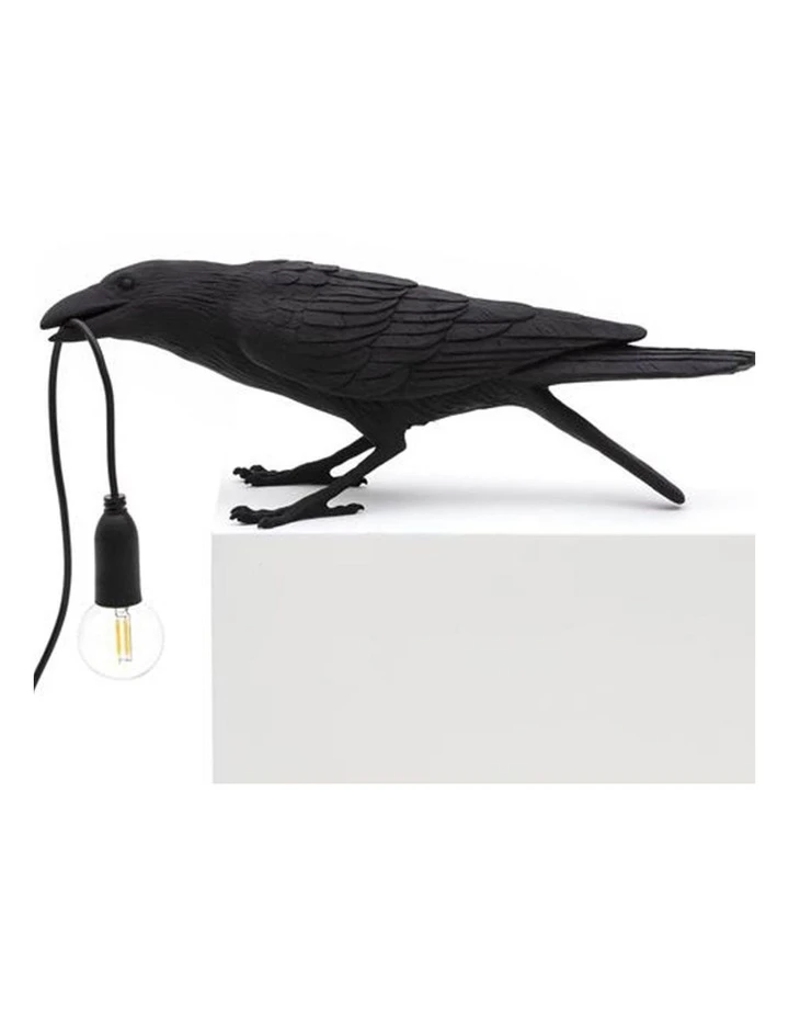 Flash Sale 😀 Seletti Bird Lamp Playing - Black ❤️ 1 Flash Sale 😀 Seletti Bird Lamp Playing - Black ❤️