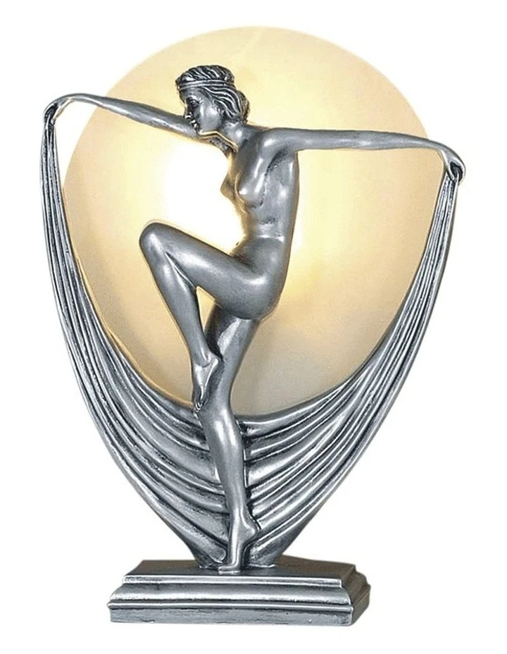 Best Sale π G&G Bro Mia Art Deco Table Lamp Pewter π 1 Best Sale π G&G Bro Mia Art Deco Table Lamp Pewter π