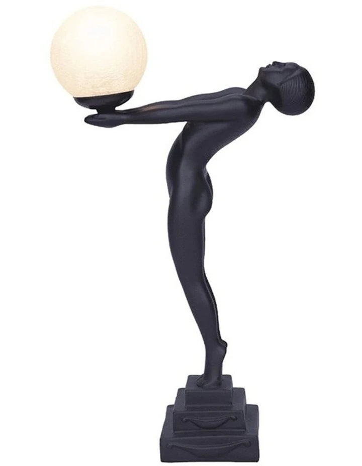 Budget π G&G Bro Lady Grace Art Deco Table Lamp Pewter π 1 Budget π G&G Bro Lady Grace Art Deco Table Lamp Pewter π