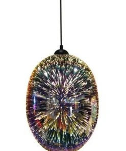 Brand new ❤️ Lexi Lighting Moravian Glass Oval Pendant Light Chrome ✨